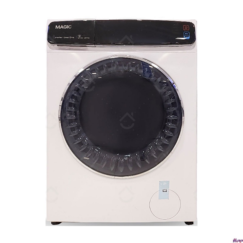 ماشین لباسشویی 10 کیلوگرم 1400 دور گیریبکسی Full Toch Panel سفید مجیک مدل WM145M01