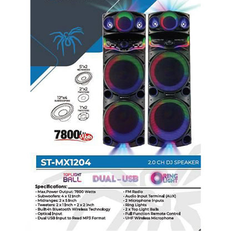 پخش کننده خانگی ساند استریم مدل ST-MX1204