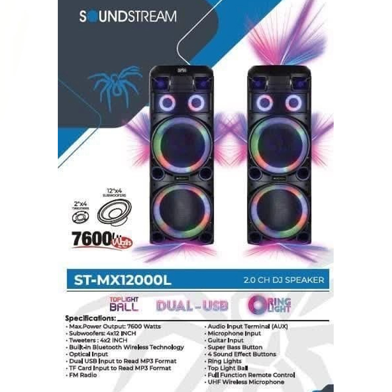 پخش کننده خانگی ساند استریم مدل ST-MX12000