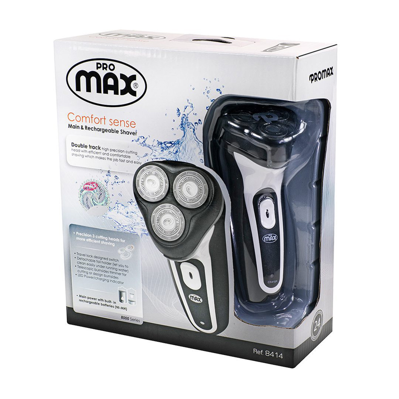 ریش تراش سه تیغ پرومکس مدل 8414