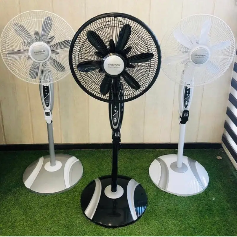 پنکه سه‌منظوره الکترو جنرال مدل شروین کنترل‌دار با لوله پلاستیکی