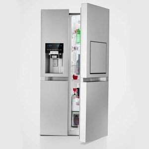 یخچال و فریزر ساید بای ساید 32 فوت دوو مدل DS-3325SS