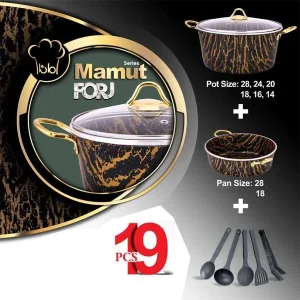 سرویس پخت و پز 19 پارچه ماموت