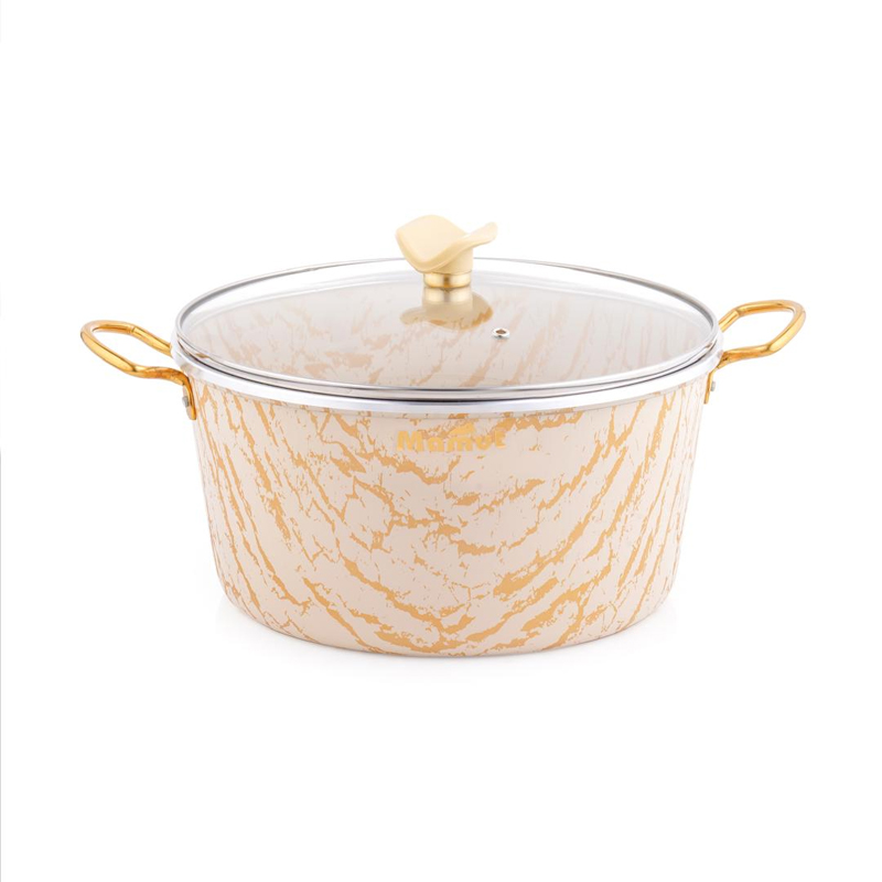 سرویس قابلمه 21 پارچه ماموت طرح سنگ