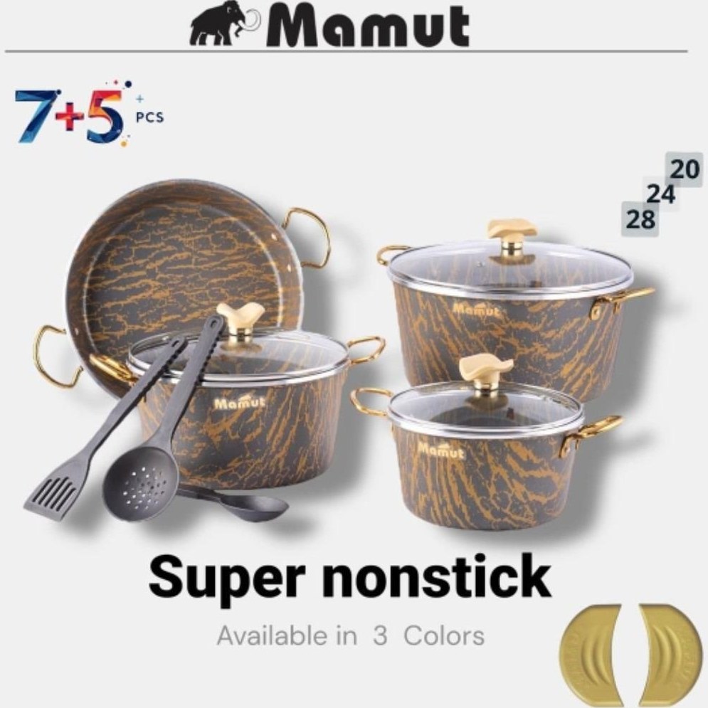 سرویس پخت و پز 12 پارچه ماموت