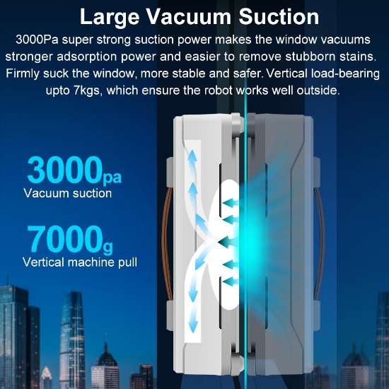 ربات شیشه شوی هوشمند ABIR مدل WD8