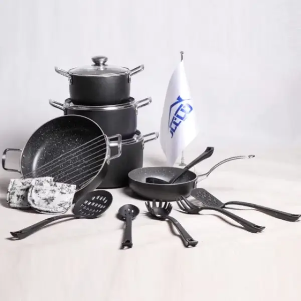 سرویس قابلمه ۱۹ پارچه گرانیتی دنیلسون مدل M.SH.870