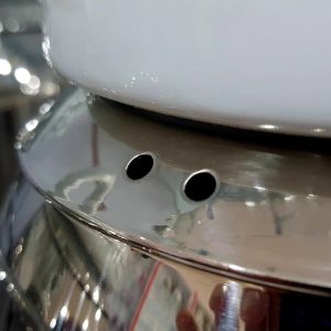 کتری و قوری استیل نیچی 7 لیتری تک خط