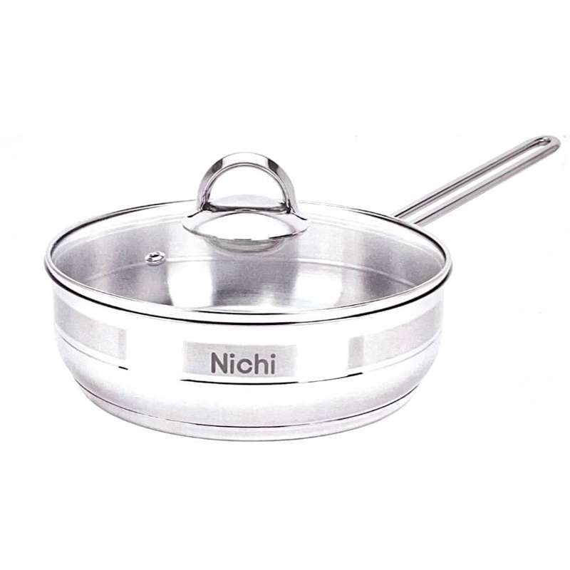 تابه استیل تک دسته سایز 22 نیچی