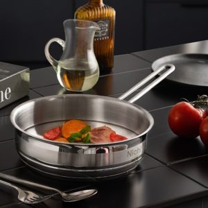 تابه استیل تک دسته سایز 20 نیچی