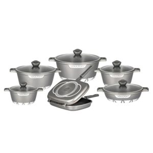 سرویس قابلمه چدن 12 پارچه دالتون مدل فلورانس c