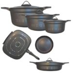 سرویس قابلمه و تابه گرانیتی 11 پارچه کی مولر مدل کلاسیک 1