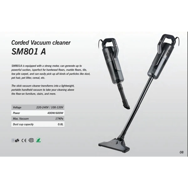 جارو برقی ایستاده بونیتو کد SM801