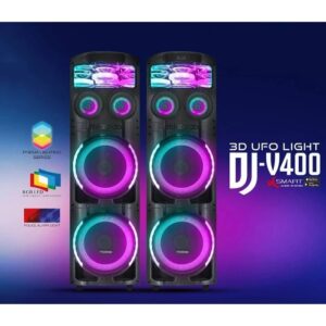 اسپیکر 2 تکه میکرولب مدل DJ V400 3D UFO Light