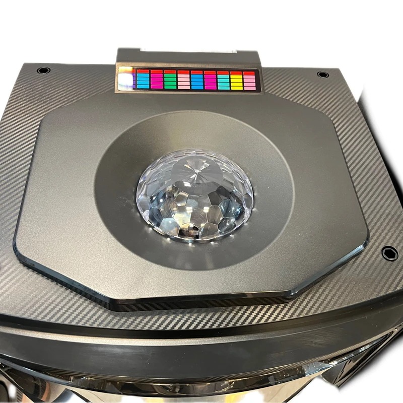 اسپیکر دوقلو میکرولب مدل DJ-T400 3D UFO Light