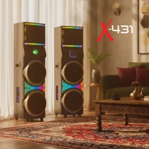 اسپیکر دوقلو میکرولب مدل DJ-X431