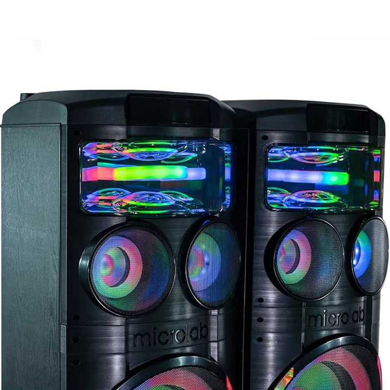 اسپیکر دوقلو میکرولب مدل KM-V600 3D UFO Light