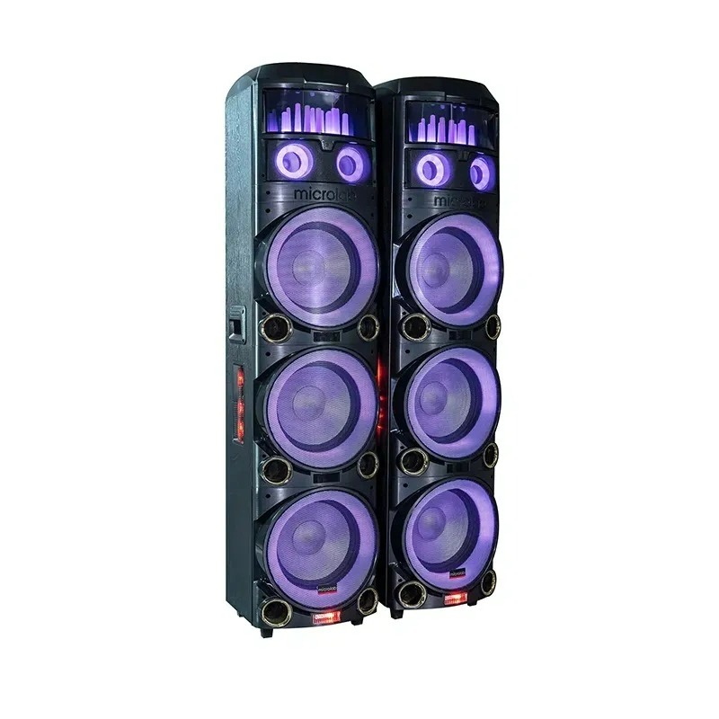 اسپیکر دوقلو میکرولب مدل KM-S600 3D Rain Fall Light