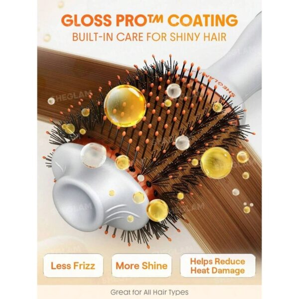 سشوار برس دار شیگلم مدل Blowout Bliss سایز 70 میلی متر