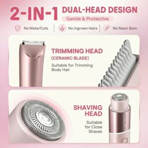 ماشین اصلاح موی صورت و بدن بانوان شیگلم مدل Smooth Moves Dual-Head